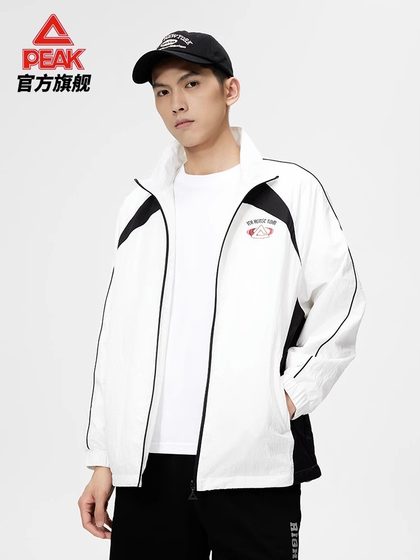 Peak sports jacket men and women same style summer jacket national trend sports windbreaker casual trend couple tops Peak sports jacket men and women same style summer jacket national trend sports windbreaker casual trend couple tops