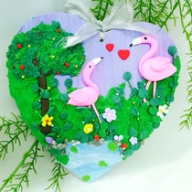 20CM Love Handing Material DIY Ultra - light clay white embryo floor to create creative art