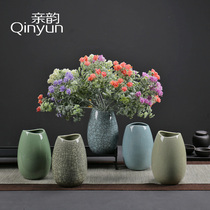 Day special sale Nordic American home living room European creative dried flower arrangement Ceramic Vase ornaments