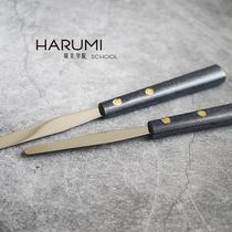 Japan b-r-s nail mixing stick Nail powder carving knife Stainless steel color knife Nail tools