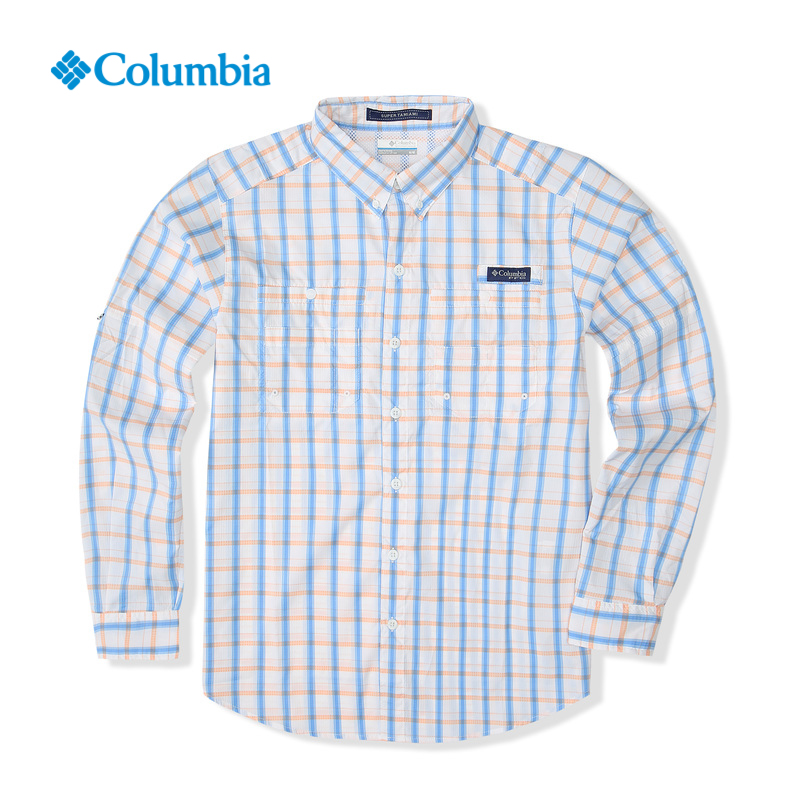 Columbia Columbia Outdoor 21 Spring Summer New Men's Omi Quick-Dry Classic Check Shirt FE7187