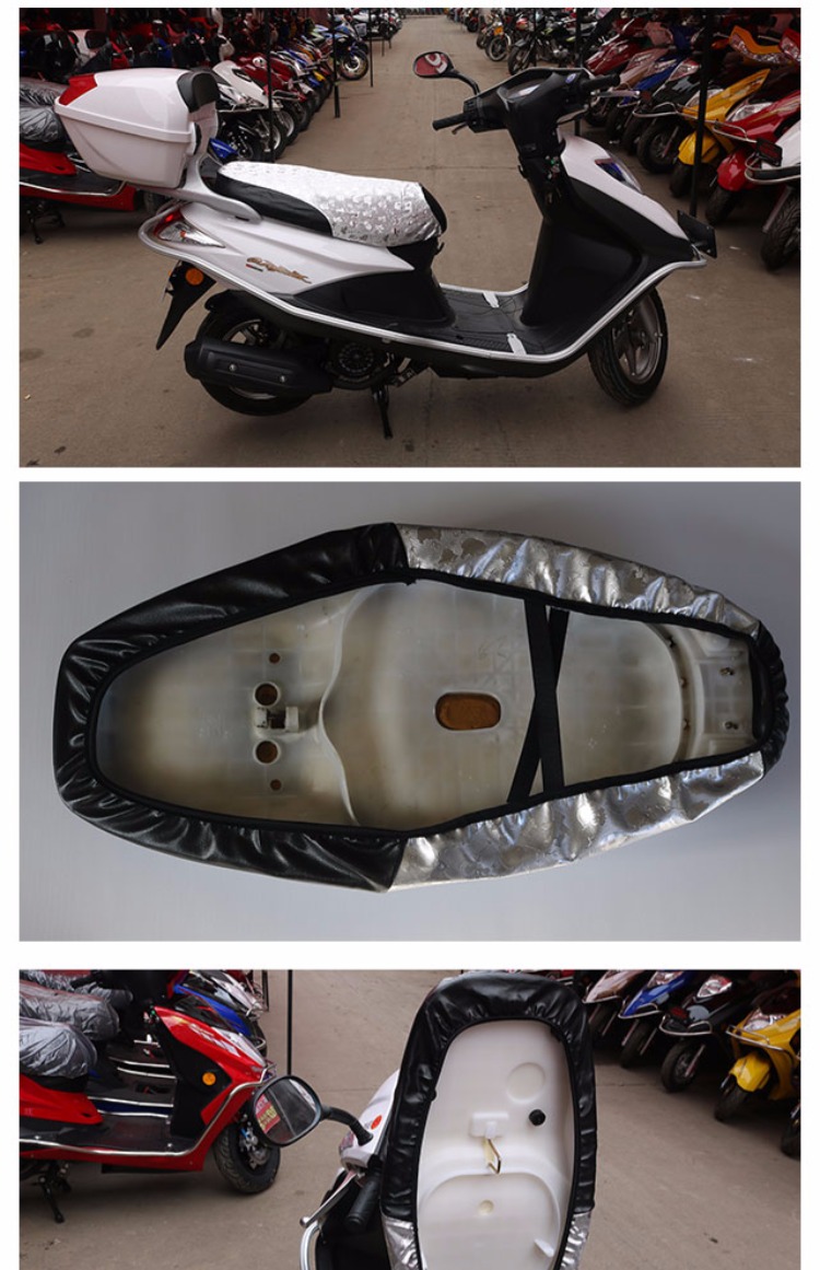 雅马哈赛鹰125踏板摩托车坐垫套防水防晒皮革座套座包