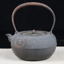 Japanese iron pot old iron pot in southern Japan