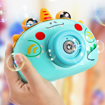 Net red ins girl heart blowing bubble machine camera electric Gatlin 2021 new boys and girls toys