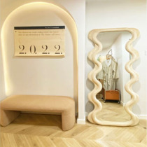 Net Red Live Wave Full Body Wear Glasses Ins home leaning against wall Landing Clothing Shop Heist designer Fitting Mirrors