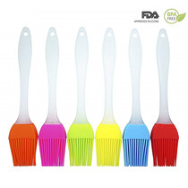 Kitchen silicone oil brush small barbecue brush high temperature resistant non-hair seasoning brush cake oil brush baking tool
