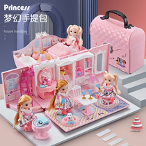 Girls Toy Love Barbie Set Princess Dream Mansion Doll Simulation Sophisticated Extra Large Kids Castle