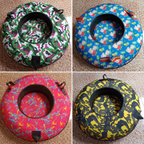 Adult rubber and rubber dry paddling ski circle Snow Flying Saucer Children Snow Circle Snowy Sledge Ski snowboard Hard bottom thickened abrasion resistant