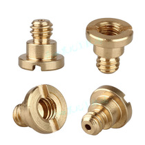 Puleather base screw base camera leather case bag camera base screw connection tripod 1 4 copper screw