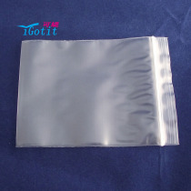 Coty 32*44cm14 silk thick white edge ziplock bag extra large transparent sealed bag food packaging bag 50