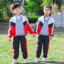 Kindergarten garden uniform spring and autumn new style jacket sportswear childrens class uniform three-piece primary school uniform suit