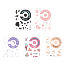 Fuji one-time imaging of the mini11 body stickers decorative stickers transparent Protective case DIY stickers