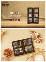 Fujifilm Fuji instax One-time imaging wooden 6 Palace frame 3 inch