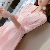 Autumn cheongsam modified jumpsuit womens spring and autumn clothing 2021 new summer thin design sense niche