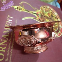 Inner Mongolia characteristic crafts MONGOLIAN wine bowl large pure copper solid high-end BABAO bowl 11 5CM