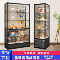 Hand-made model showcase trophy certificate showcase Lego cosmetic toys up to home glass showcase