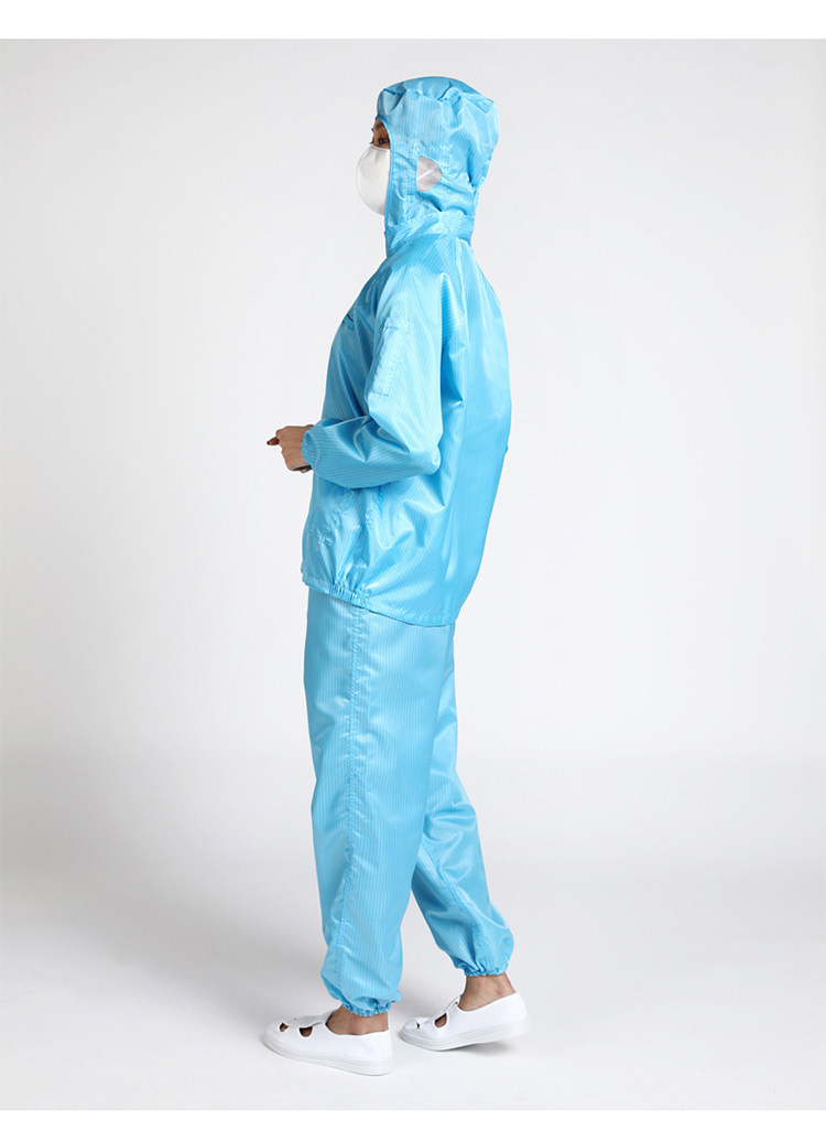 防静电服分体连帽 防尘服无尘服连体工作服 防护服全身洁净隔离衣