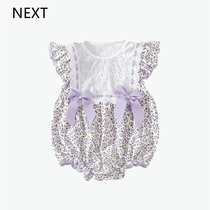 UK NEXT Fairydress Baby Summer Clothing Season Thin Bag Fart Lady Conjoined Clothes Princess Sleeveless Cute Super Cute