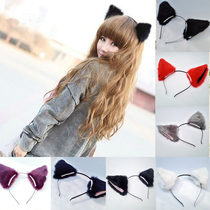 cos props cat mother Lolita fox demon Bale fox ears anime performance headdress plush cat ear hair hoop