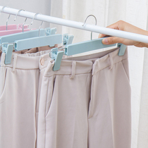 Home Wardrobe Sunburn Clothes Hanger Plastic Anti-Slip Clothing Shop Pants Clotheshorse Hanging Lingerie Socks West Pants Skirt 10 Only