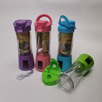 New Milkshake Juicing Cup Campaolet Mixer Fruit Juicer Charging Portable PC Plastic Cup Six Knives 400ML
