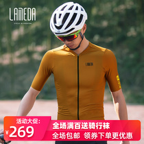 Lamparda 2021 new riding clothes mens summer short sleeves professional road mountain biking bike clothes blouses