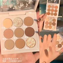 Is Happy Duck ~ FLORTTE Flower Loria Duck Duck 9 Color Plate Eyeshadow Glitter Tea Plate