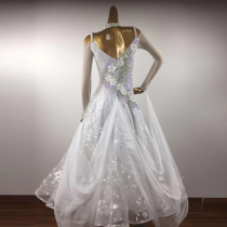 National standard dance womens competition dress waltz performance dress modern dance performance suit ballroom dance dance big swing dress square dance dress