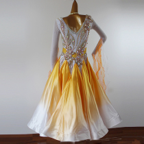 Modern dance competition dress national standard dance performance dress Waltz big swing plus drill ballroom dance dress square dance dress