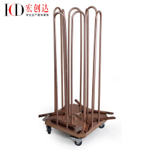 Clothing hanger car storage car stainless steel put hanger car hanger storage rack Put hanger rack storage rack
