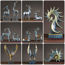 European style ornaments TV cabinet porch living room wine cabinet decorations office creative decoration crafts room decoration