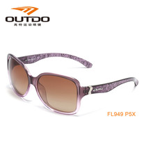 Outdo high special polarized discoloration sunglasses anti-UV sunglasses male and female star trendy sunglasses FL949