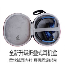 Fengfan head wear folding headphone box Iron Triangle AR3 AR5BT Rambler W820BT storage bag anti-pressure hard case
