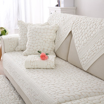 Cotton sofa cushion four seasons universal non-slip cushion modern simple living room leather towel cover all-inclusive universal sofa cover