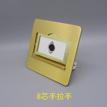 Hidden copper single open door an 8 - core hand handle conference microphone with all copper - eight core audio digital hole interpolation