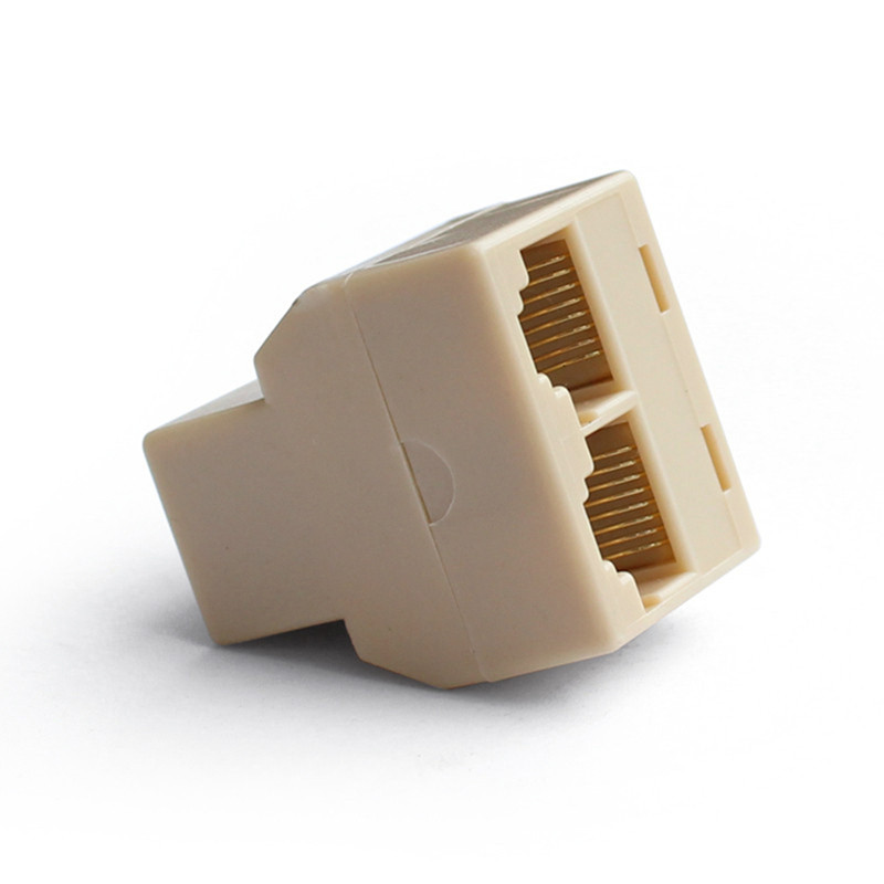 network cable splitter network tee rj45 network cable connector network cable one split two adapter broadband branch