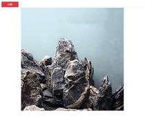 Pickled green dragon stone small grass fish tank bonsai stone landscape stone rockery small ornaments micro landscape natural original stone