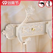 Clothes hook Hook row hook European carved towel adhesive hook toilet coat hook wall hanging clothes adhesive hook free of punching