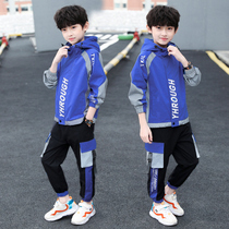 Zhuo Sini Boys Spring and Autumn Suite New Han Edition Children's Leisure and Reflective Coat Pants Two Packages