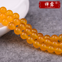 Zen Dew yellow jade scattered beads semi-finished handmade DIY crystal bracelet necklace female jewelry accessories material with beads