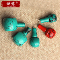 Zen Lu synthetic iron wire turquoise Naozang three-way pagoda Buddha head star Moon Bodhi Buddha beads handstring DIY accessories