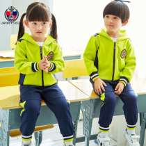 Kindergarten garden clothes Spring and Autumn clothes College style primary school girls school class clothes Teacher Korean childrens sportswear suit