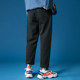 Summer long pants Men Korean wave of brand boys nine hole wide leg jeans men loose straight pants dad Summer long pants Men Korean wave of brand boys nine hole wide leg jeans men loose straight pants dad