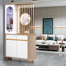 Entrance cabinet shoe cabinet integrated screen partition living room entry door wine cabinet against the wall screen cabinet entrance hall decoration double-sided