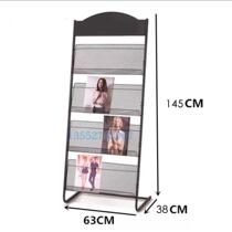 4S shop Bank post office sales hall Metal information rack Magazine rack Newspaper apartment map display rack Manual rack Newspaper rack
