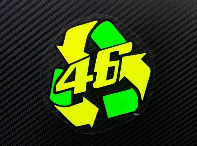 罗西46号车贴/moto gp赛车贴花/冠军车手罗西车迷贴纸_双氙车灯改装网