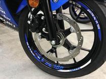 GSX-R150 Wheel Frame Sticker GSX 150R Motorcycle Wheel Sticker Personality Inner Steel Ring Decal Waterproof Reflective