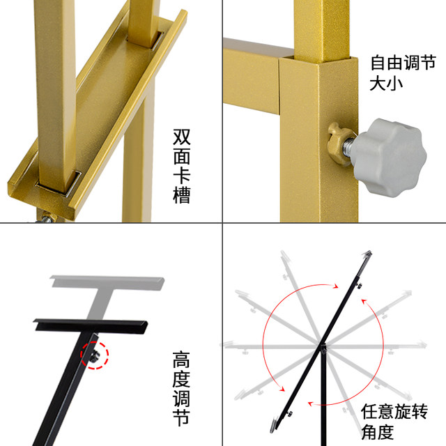 kt board display stand vertical floor-standing poster stand advertising stand roll-up billboard display stand bracket production custom