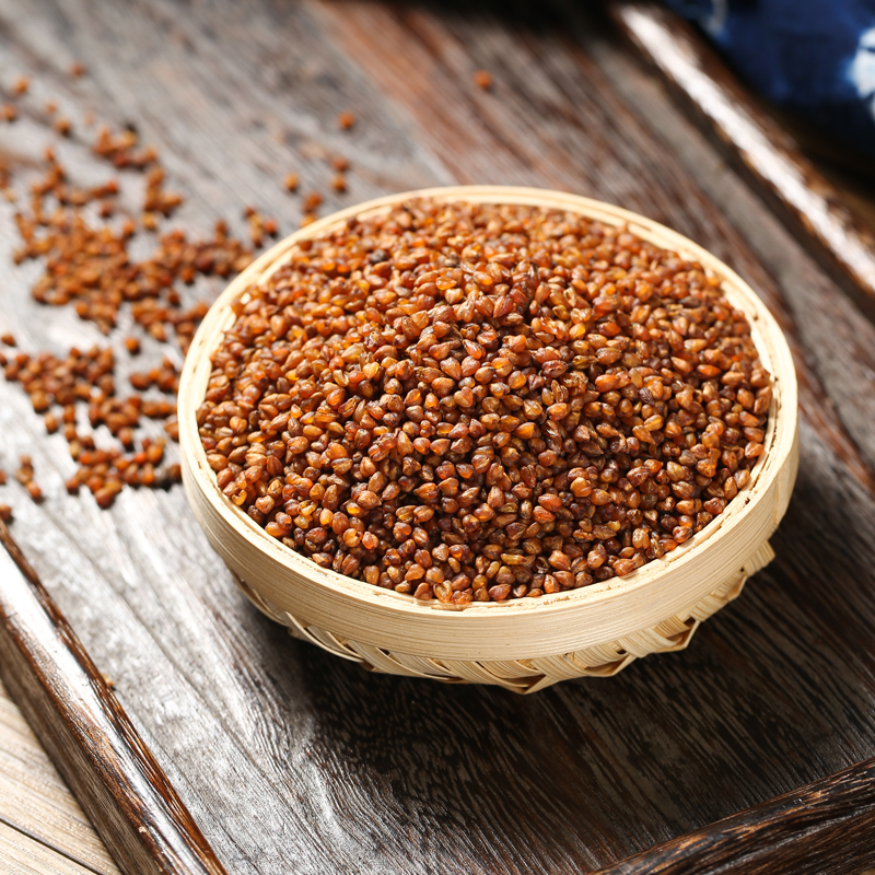 四川大凉山黑苦荞500克袋装全胚芽荞麦黑苦荞茶散袋装可配黄苦荞