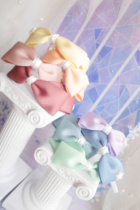 (Zan)(trader) BJD1 3 1 4 1 6 blythe small cloth macaron rainbow bow hair band